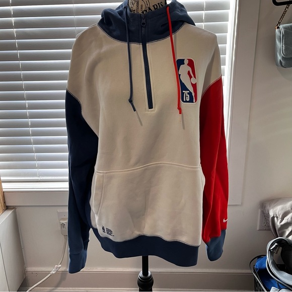 NBA Nike Team 31 75th anniversary courtside fleece half-zip hoodie Size Medium - Picture 11 of 13